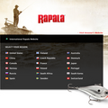 Rapala website homepage
