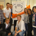 The small and friendly team working at Office Mojo